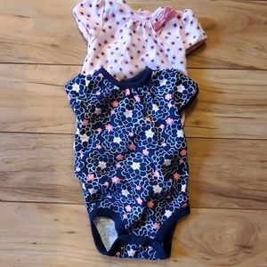 Carters simple joy flower onesies